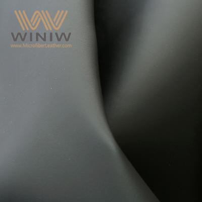 Китай Ведущим Поставщиком Matte Black Texture Vegan Leather Good Price