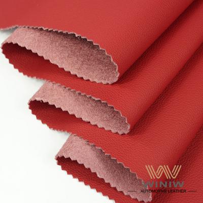 Китай Ведущим Поставщиком Red Vegan Alternative to Leather Interior Fabrics