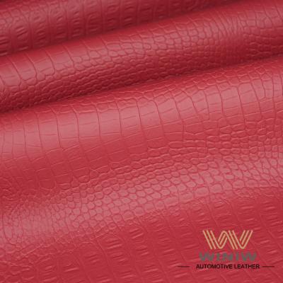 Китай Ведущим Поставщиком Clear-Texture Polyurethane Leather Fabric for Auto Interior