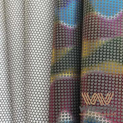 Мягкая на ощупь флокированная искусственная кожа для футбольных мячей юниорских соревнований